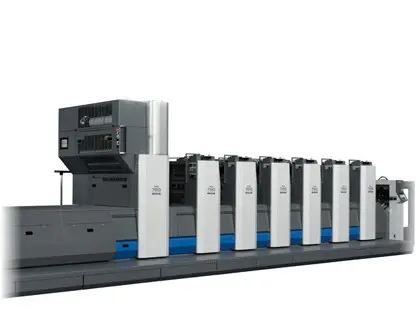 stampante tipografica a più teste di stampa